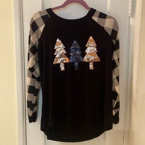 Festive long sleeve shirt from Heimish U.S.A